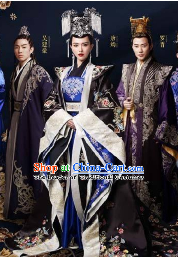 Chinese Ancient Dynasty Princess Costumes Royal Hanfu Clothing