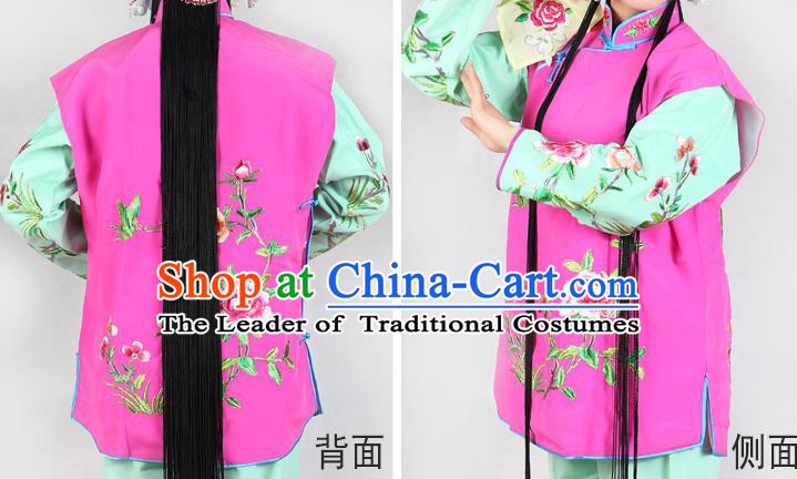 Traditional China Beijing Opera Costume Gifted Scholar Embroidered Robe and Hat Ancient Chinese Peking Opera Embroidery Clothing