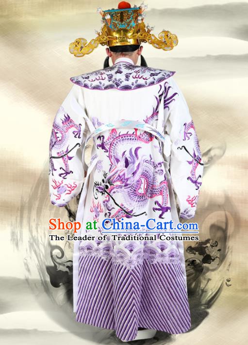 Traditional China Beijing Opera Costume Gifted Scholar Embroidered Robe and Hat Ancient Chinese Peking Opera Embroidery Clothing