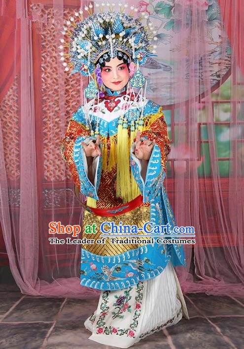 Traditional China Beijing Opera Costume Gifted Scholar Embroidered Robe and Hat Ancient Chinese Peking Opera Embroidery Clothing