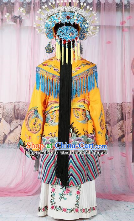 Traditional China Beijing Opera Costume Gifted Scholar Embroidered Robe and Hat Ancient Chinese Peking Opera Embroidery Clothing