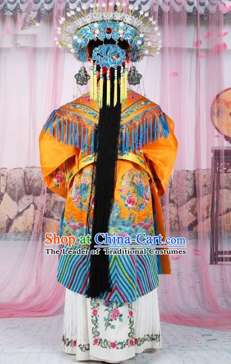 Traditional China Beijing Opera Costume Gifted Scholar Embroidered Robe and Hat Ancient Chinese Peking Opera Embroidery Clothing