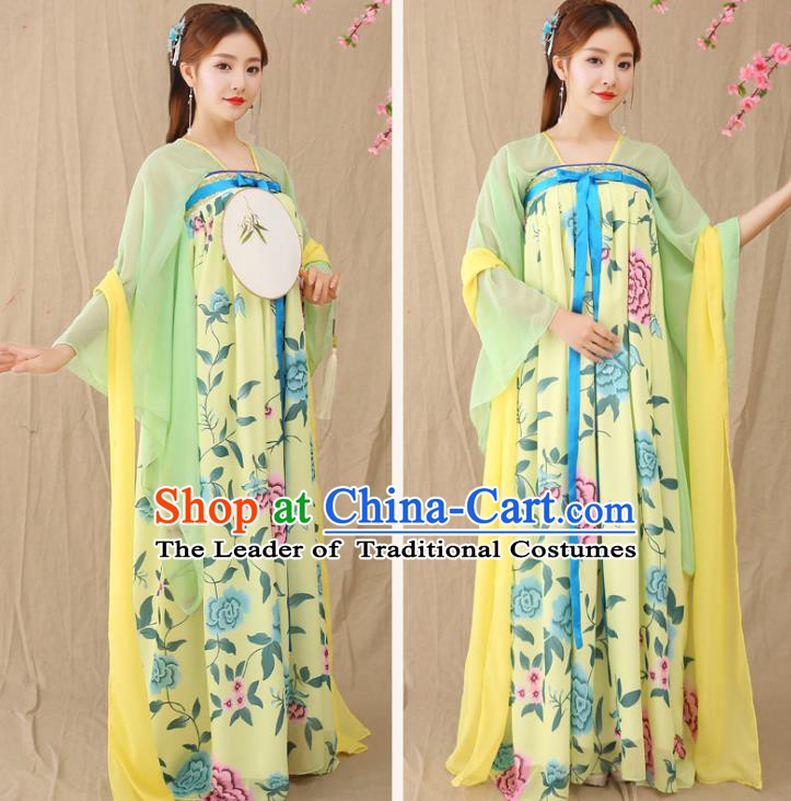 Ancient Chinese Costume Chinese Style Wedding Dress Tang Dynasty hanfu princess Clothing