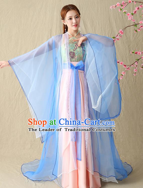 Traditional Chinese Ming Dynasty Imperial Concubine Costume, China Ancient Palace Fairy Hanfu Dress Clothing for Women