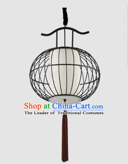 Traditional Chinese Handmade Round Palace Lantern China Ceiling Palace Lamp