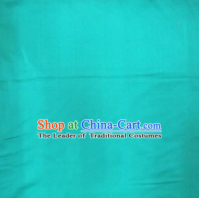 Chinese Traditional Costume Royal Palace Green Satin Nanjing Brocade Fabric, Chinese Ancient Clothing Drapery Hanfu Cheongsam Material