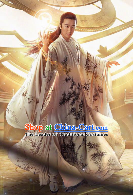 Traditional Chinese Tang Dynasty Scholar Clothing, China Ancient Nobility Childe Costume for Men