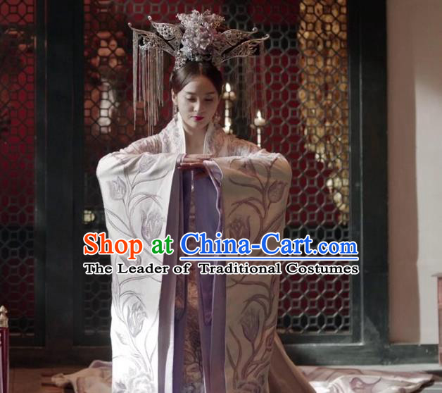 Traditional Ancient Chinese Costume Elegant  Han Dynasty Hanfu Embroidered Clothing