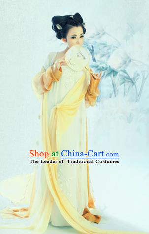 Traditional Ancient Chinese Imperial Consort Costume, Elegant Hanfu Tube Dress Chinese Han Dynasty Imperial Emperess Tube Dress Clothing for Women