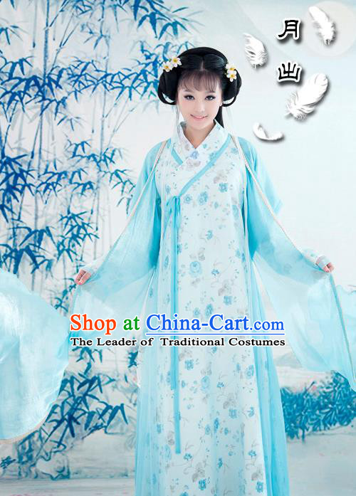 Traditional Ancient Chinese Female Dance Costume, Hanfu Clothing Chinese Song Dynasty Clothing for Women