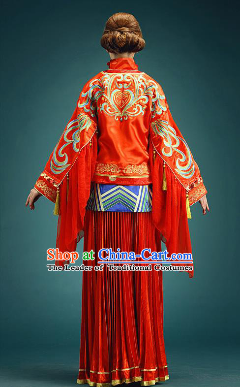 Ancient Chinese Costume Chinese Style Wedding Dress Tang Dynasty Clothing