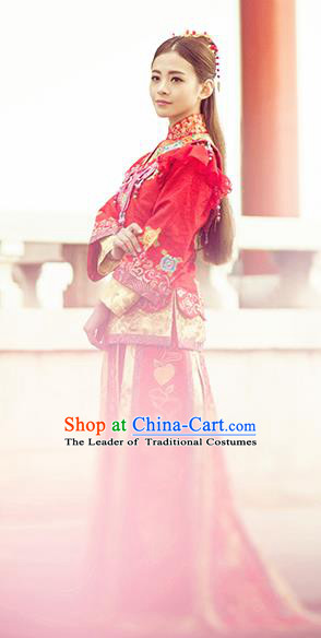 Ancient Chinese Costume Chinese Style Wedding Dress Tang Dynasty Clothing