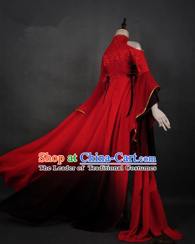 Ancient Chinese Costume Chinese Style Wedding Dress Tang Dynasty Clothing