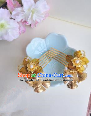 Traditional Handmade Chinese Ancient Classical Hair Accessories Hairpin, Green Hair Claws for Women