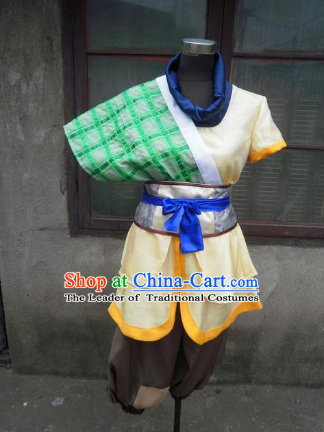 Traditional Ancient Chinese Classical Cartoon Character Uniform Cosplay Swordsman Hanfu Game Role Complete Set for Men