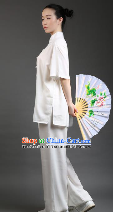 Top Kung Fu Costume Martial Arts Kung Fu Training Uniform Gongfu Shaolin Wushu Clothing for Men Women Adults Children