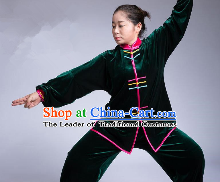 Top Kung Fu Costume Martial Arts Kung Fu Training Uniform Gongfu Shaolin Wushu Clothing for Men Women Adults Children