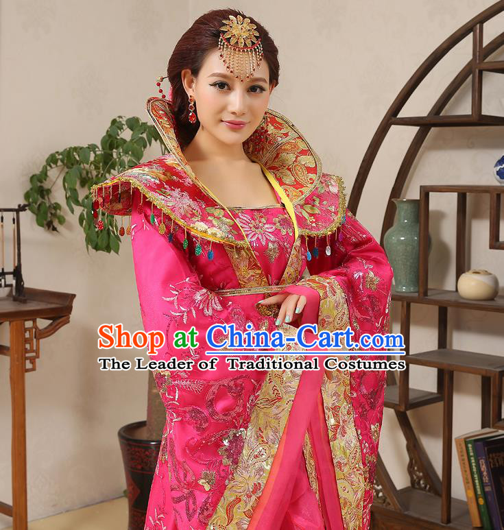 Ancient Chinese Costume Chinese Style Wedding Dress Tang Dynasty Clothing