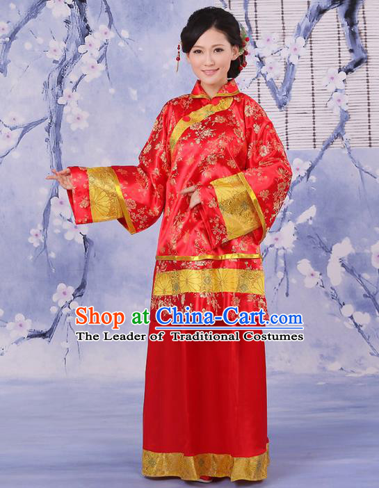 Traditional Ancient Chinese Imperial Emperess Costume, Chinese Qing Dynasty Old Lady Dress, Cosplay Chinese Peri Imperial Princess Clothing for Women