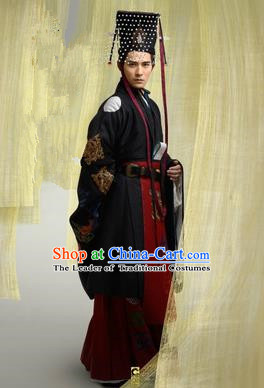 Traditional Ancient Chinese Imperial Emperor Costume, Chinese Tang Dynasty King Dress, Cosplay Chinese Imperial Majesty Clothing for Men