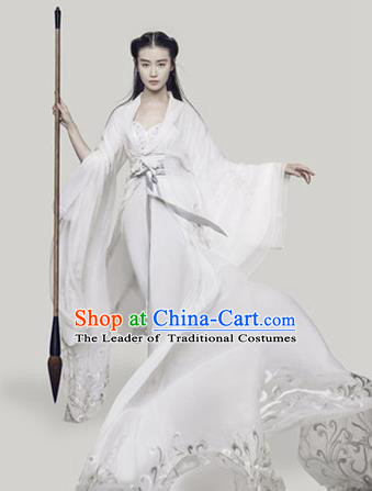 Traditional Ancient Chinese Imperial Emperess Costume, Chinese Tang Dynasty Wedding Dress, Cosplay Game Characters Chinese Peri Imperial Princess Embroidered Clothing for Women