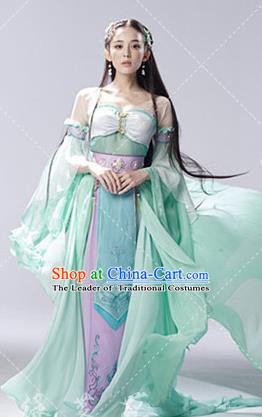 Traditional Ancient Chinese Imperial Emperess Costume, Chinese Tang Dynasty Dress, Cosplay Game Characters Chinese Peri Imperial Princess Embroidered Clothing for Women