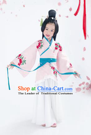 Traditional Ancient Chinese Imperial Princess Costume, Chinese Han Dynasty Children Dress, Cosplay Chinese Peri Clothing for Kids