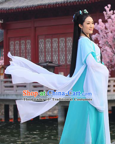 Traditional Ancient Chinese Imperial Princess Costume, Chinese Han Dynasty Young Lady Dress, Cosplay Chinese Imperial Princess Hanfu Clothing for Women