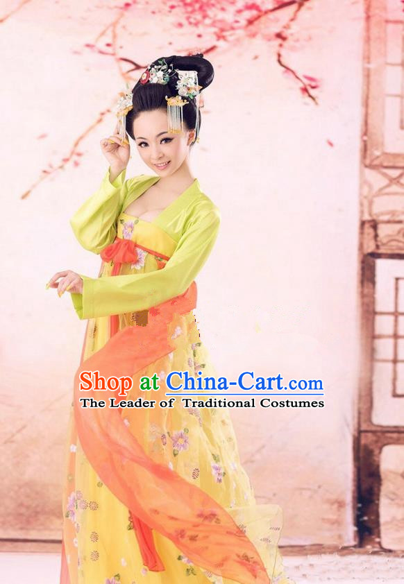 Ancient Chinese Costume Chinese Style Wedding Dress Tang Dynasty Clothing