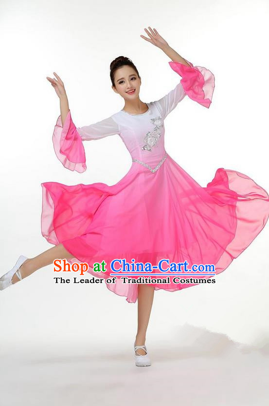 Traditional Chinese Yangge Fan Dance Costume