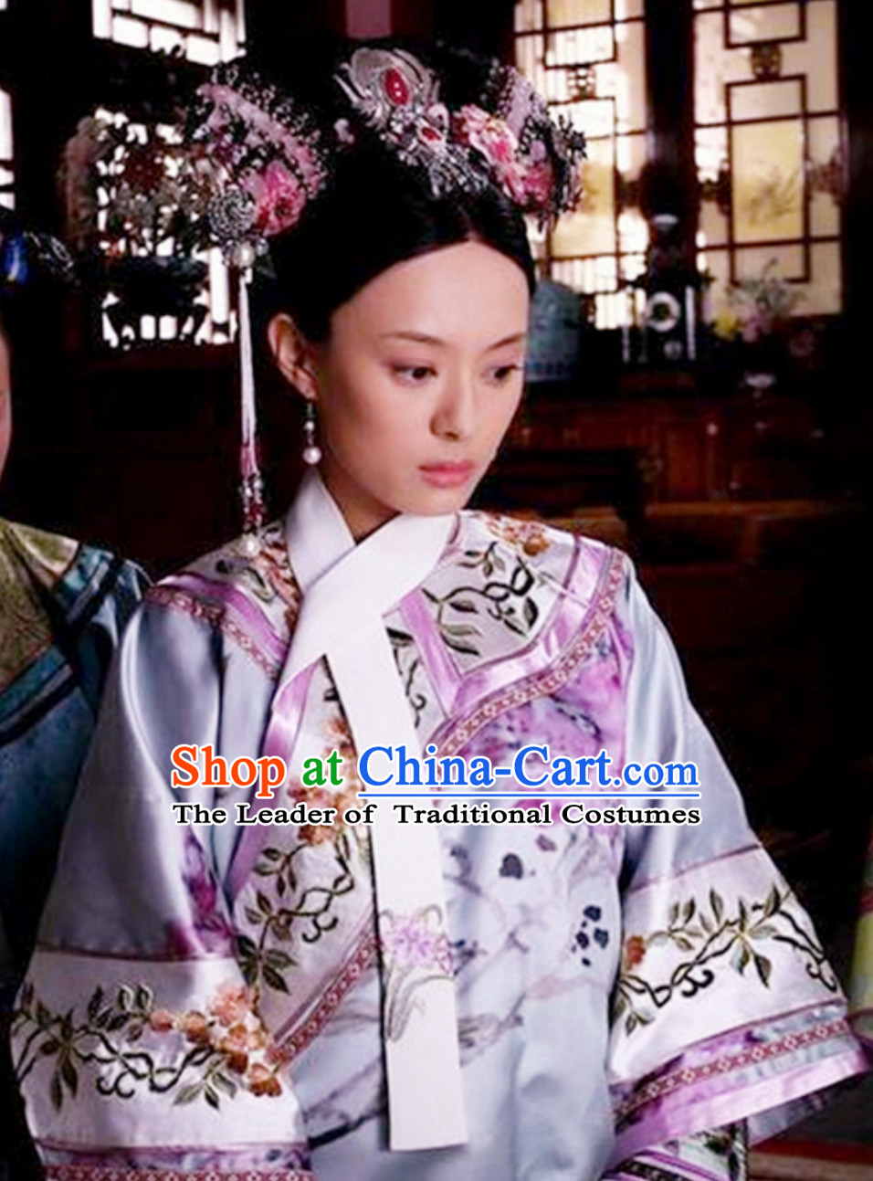 Qing Dynasty Zhen Huan Legend Empress Costumes Clothing for Ladies
