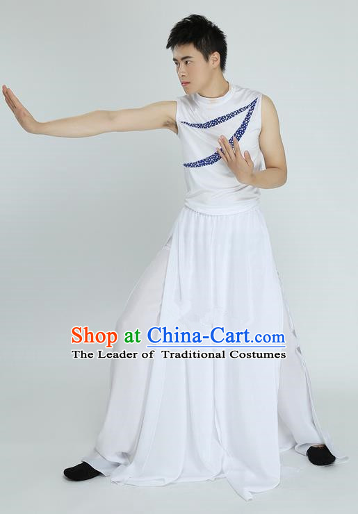 Modern Dancing Compere Costume, Male Opening Classic Dance Clothing, Modern Dance Classic Latin Dance Dress for Men