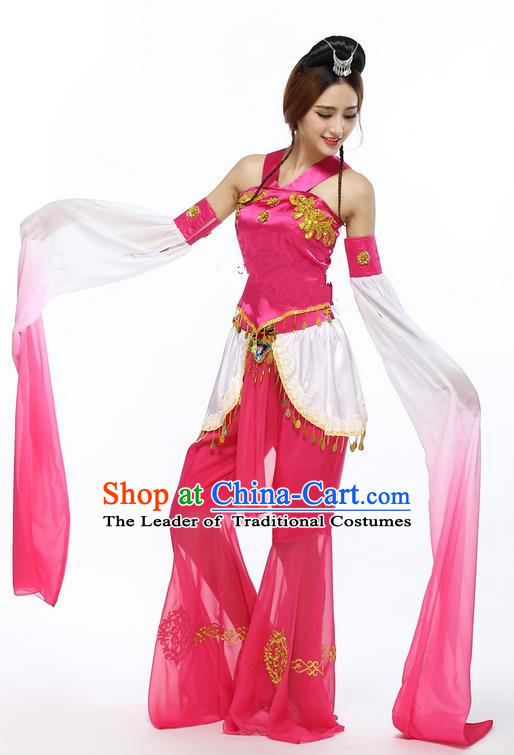 Traditional Chinese Yangge Fan Dance Modern Dance Costume