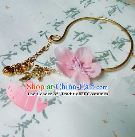Traditional Handmade Chinese Ancient Classical Accessories Bangle, Han Dynasty Hanfu Bracelet for Women