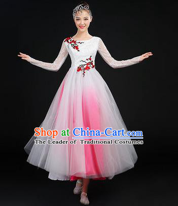 Traditional Chinese Yangge Fan Dancing Costume