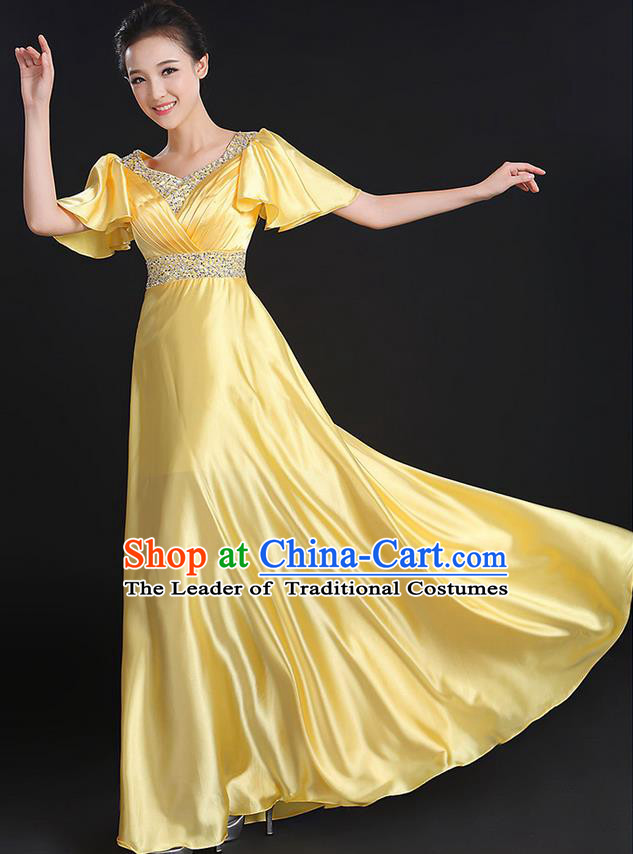 Traditional Chinese Yangge Fan Dancing Costume