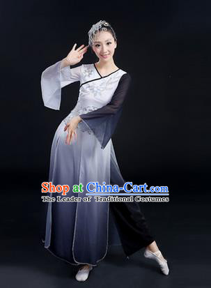 Traditional Chinese Yangge Fan Dancing Costume