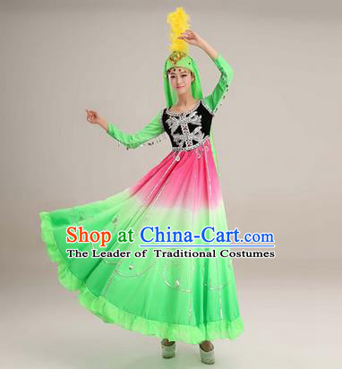 Traditional Chinese Yangge Fan Dancing Costume