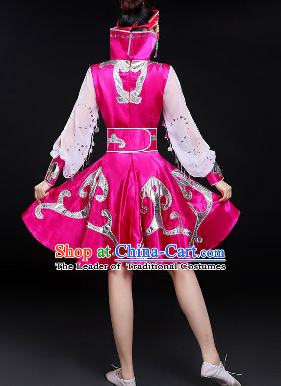 Traditional Chinese Yangge Fan Dancing Costume