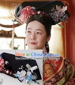 Chinese Ancient Style Hair Jewelry Accessories Hairpins Headwear Headdress Hair Fascinators for Women