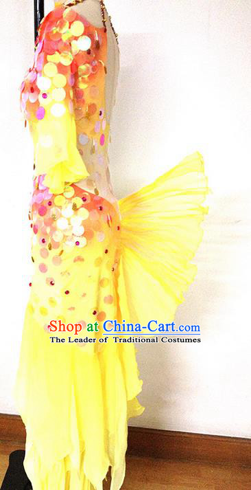 Traditional Chinese Yangge Fan Dancing Costume