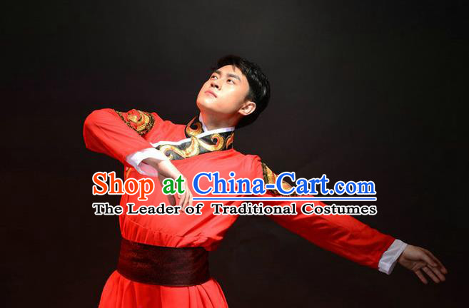 Traditional Chinese Yangge Fan Dancing Costume and Accessories