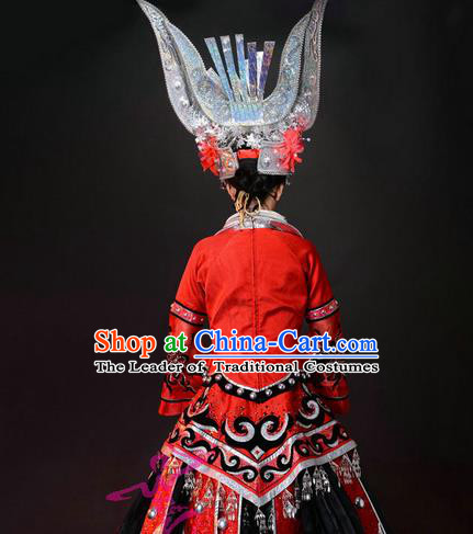 Traditional Chinese Yangge Fan Dancing Costume and Accessories