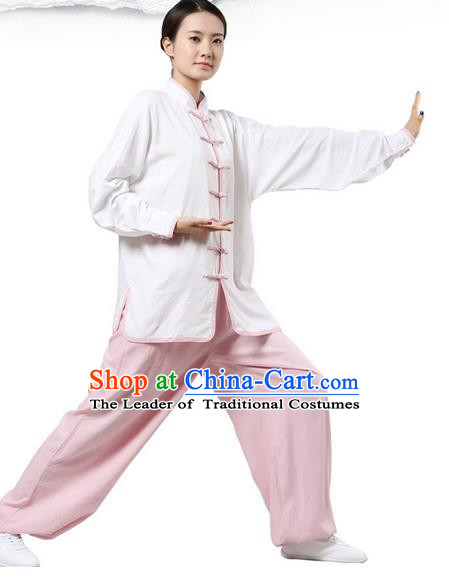 Top Kung Fu Costume Martial Arts Kung Fu Training Uniform Gongfu Shaolin Wushu Clothing for Men Women Adults Children