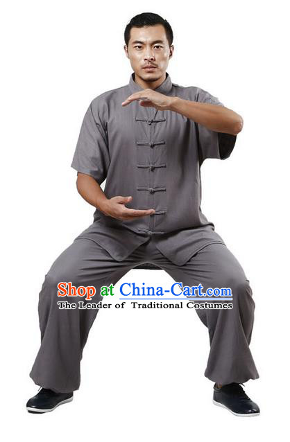 Top Kung Fu Costume Martial Arts Kung Fu Training Uniform Gongfu Shaolin Wushu Clothing for Men Women Adults Children