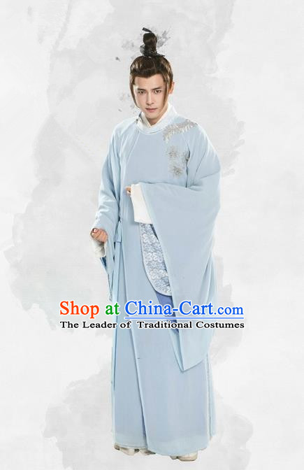 Traditional Chinese Ancient Nobility Childe Prince Costume and Handmade Headpiece Complete Set, China Tang Dynasty Prince Clothing for Men