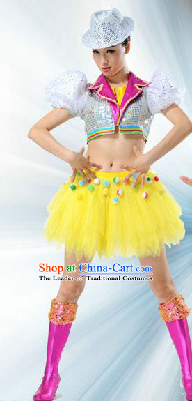 High-quality Dancewear Costumes for Jazz, Tap, Lyrical, Hip Hop, Folk Dance Costume, Jazz Dancing Cloth for Women