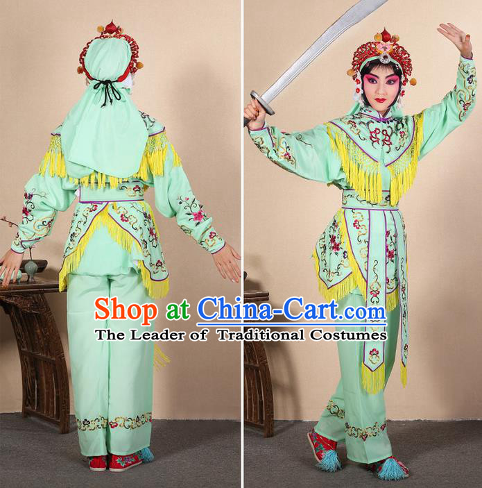Traditional Beijing Opera Ancient Chinese Young Women Dress Clothing