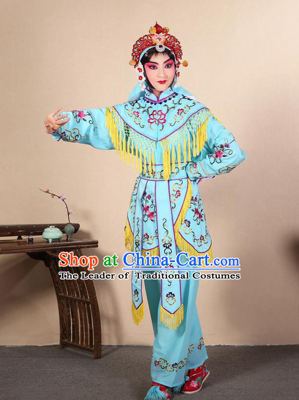 Traditional Beijing Opera Ancient Chinese Young Women Dress Clothing