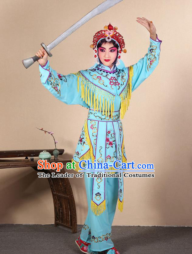 Traditional Beijing Opera Ancient Chinese Young Women Dress Clothing